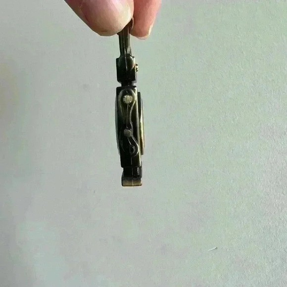 Vintage Retro Y2K Robot Sci-Fi Stainless Cyber Core Steel Clock Hipster Necklace - Picture 4 of 8